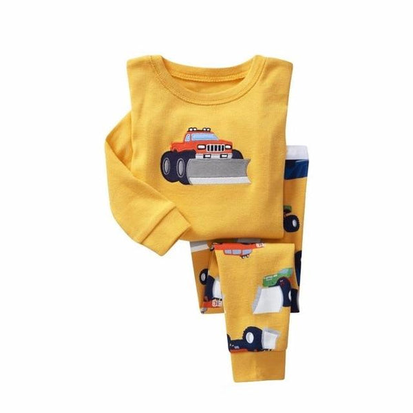 Floret LULU Kid's Pajamas sets boys Spiderman Cotton Car Styling baby Kids Pijama Infantil Pyjama girl Home Clothes christmas