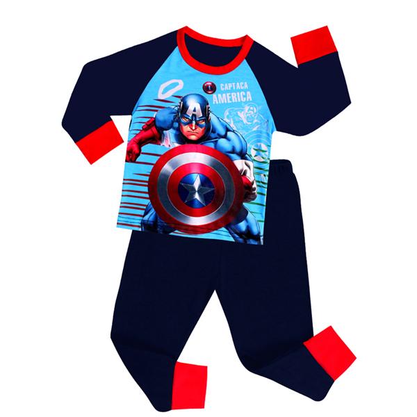 Floret LULU Kid's Pajamas sets boys Spiderman Cotton Car Styling baby Kids Pijama Infantil Pyjama girl Home Clothes christmas