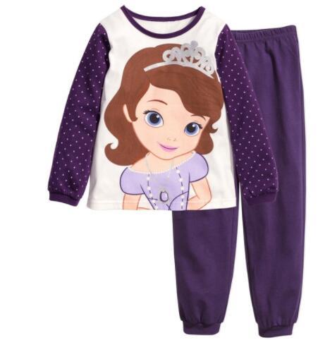 Children Casual Pajamas Clothing Set Boys & Girls Cartoon Sleepwear Suit Sets Kids Long-sleeved+Pant 2-Piece Cotton Pajamas Sets