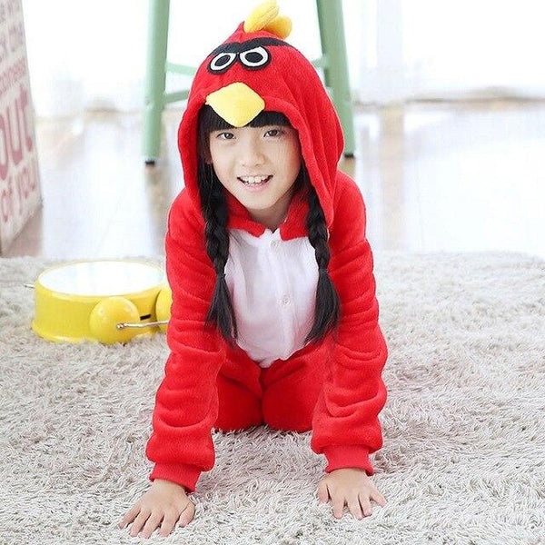 Stitch Children's Pajamas Cartoon Kigurumi Unicorn Boys Girls Animal Dinosaur Kids Onesies Fannel Pajama for 4 6 8 10 12 Years