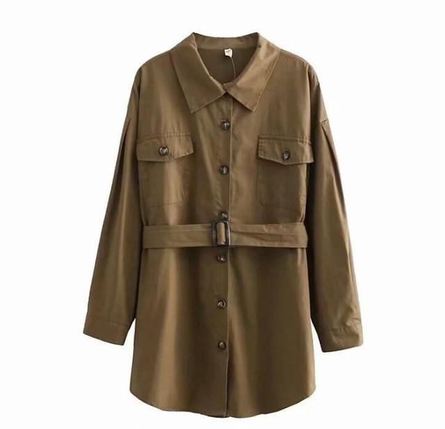 Women Long Shirt 2019 Spring Summer Cotton Shirts Solid Color Boyfriend Style Tops High Street Fashion