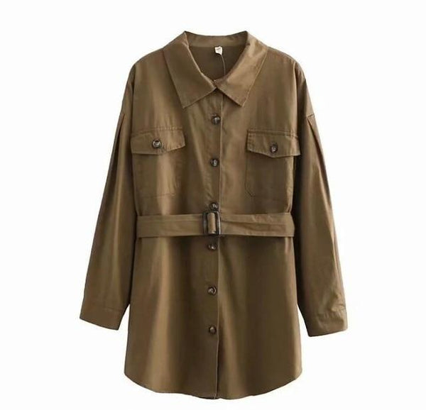 Women Long Shirt 2019 Spring Summer Cotton Shirts Solid Color Boyfriend Style Tops High Street Fashion