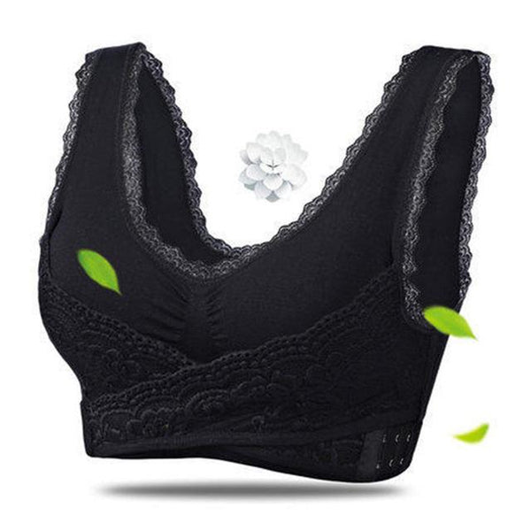 Gather Brassiere Sleeping Cross Anti-sagging Seamless Casual Sexy Underwear Side Buckles Women Bra