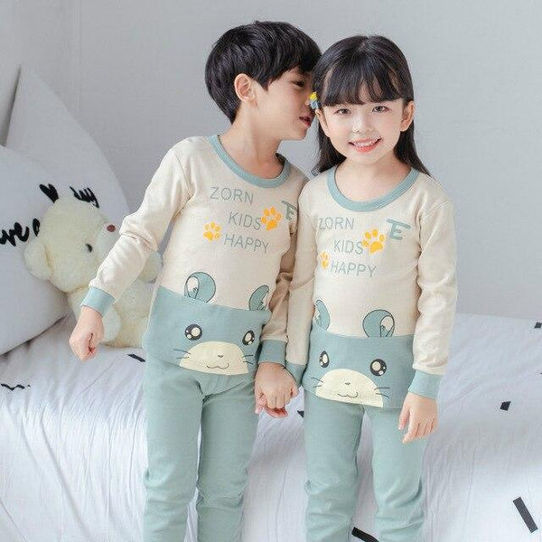 Kids Clothes Big Boys Girls Pajamas Sets Unicornio Pyjamas Kids Sleepwear Cotton Nightwear Homewear Cartoon Toddler Baby Clothes