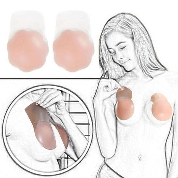 Lingerie Femme Silicone Push Up Sexy Strapless Bra Self Adhesive Bandage Invisible Bralette Party Dress A B C D Cup Sticky Bra