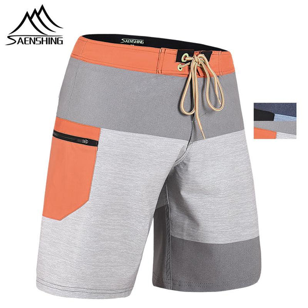 SAENSHING Swimwear Men Surf Board Beach Short Cotton Running Summer Sport Surffing Shorts Mens Quick Dry pants Swimsuit