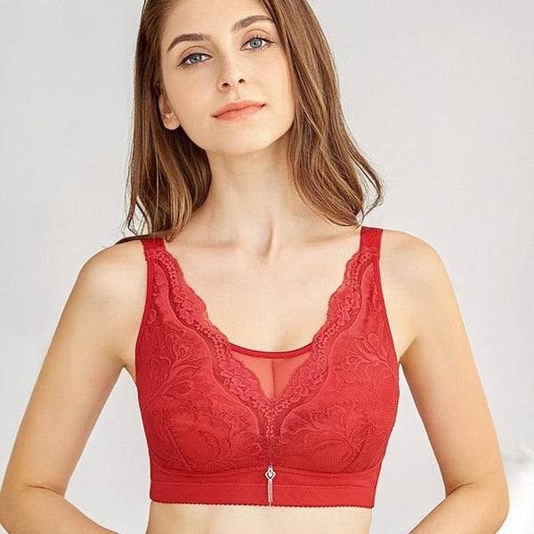 Perfering Sexy Lace Plus Size Bra Push Up Bra For Women C D E Brallete Minimizer Big Brassiere Black Bragas Mujer Boob Tube Top