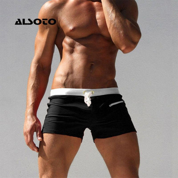 ALSOTO Sexy Swimsuit Swimwear Men	maillot de bain Mens Swim Briefs Beach Shorts Swimming Trunks Zwembroek Heren Mayo