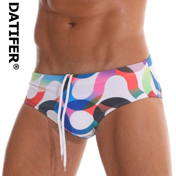 2019 Swimming Briefs Men's Swimwear Low Sexy Swimwear Boxers Men's Swim Brief Solid Swim Brief Beachwear Men Swimsuit