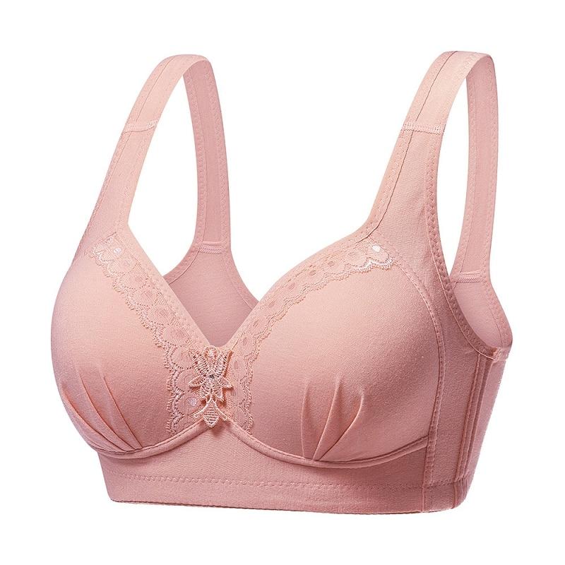 Plus Size Women Sexy Push Up Mesh Bra Wireless Bras 36-42 B C Cup Sexy Lingerie Wire Free Bralette Lady Seamless Bras S0385