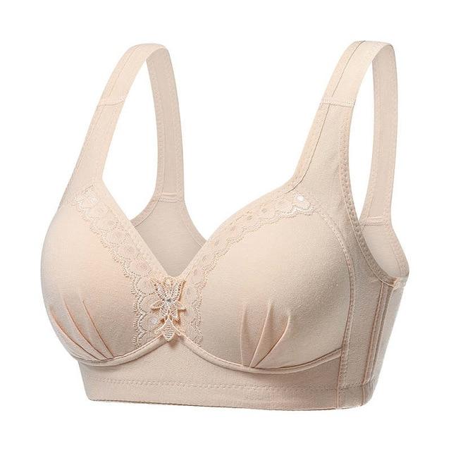 Plus Size Women Sexy Push Up Mesh Bra Wireless Bras 36-42 B C Cup Sexy Lingerie Wire Free Bralette Lady Seamless Bras S0385