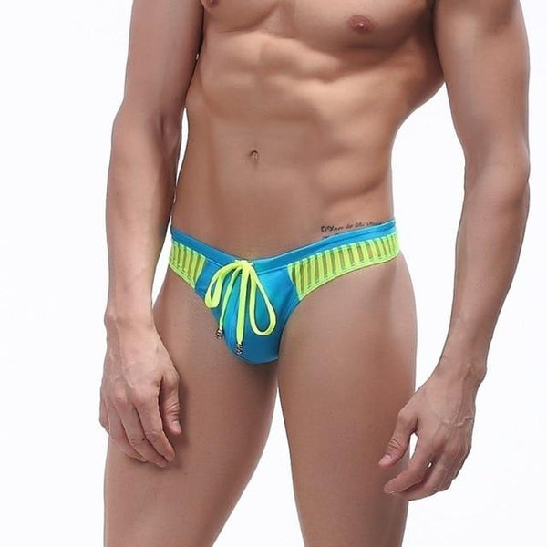 Sexy Men Thong Swimwear Mens Swim Briefs Bulge Push Up Gay Male Swimsuit Low Waist Bikini Man Bathing Suit Beach Surf Shorts