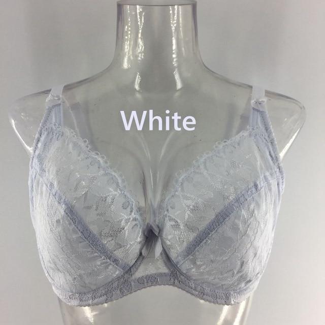 PariFairy New Lace Perspective Bra Women Sexy Lingerie Underwire Embroidery Floral Bralette Plus Size C D E 75 80 85 90 95 100