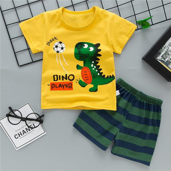 SAILEROAD 2019 New Fashion Children's Pajamas Sets Kids Cute Cartoon Car Pyjamas Baby Boys Girls Sleepwear Suit Child Pijamas