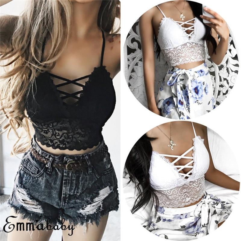 Sexy Underwear Woman Sheer Lace Bandage Bra Thin Seamless Wire Free Bralette Breathable Bustier Brassiere Sexy Lingerie Women