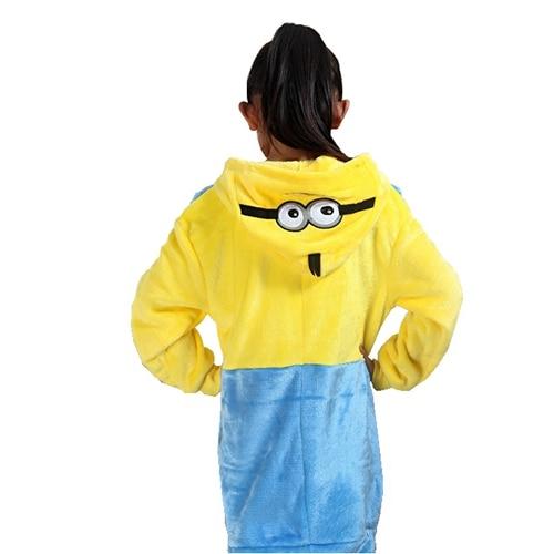Kids Animal Pajama Unisex Boy Girl Cartoon Pyjama Minions Pikachu Unicorn Stitch Pijama Onesie Hoodie Sleepwear