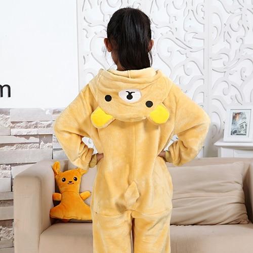 Kids Animal Pajama Unisex Boy Girl Cartoon Pyjama Minions Pikachu Unicorn Stitch Pijama Onesie Hoodie Sleepwear