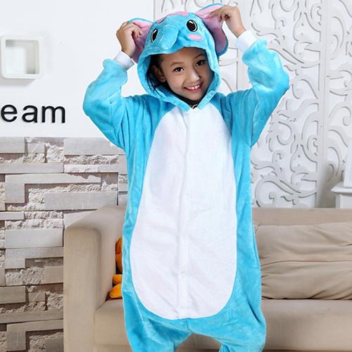 Kids Animal Pajama Unisex Boy Girl Cartoon Pyjama Minions Pikachu Unicorn Stitch Pijama Onesie Hoodie Sleepwear