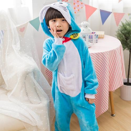 Kids Animal Pajama Unisex Boy Girl Cartoon Pyjama Minions Pikachu Unicorn Stitch Pijama Onesie Hoodie Sleepwear