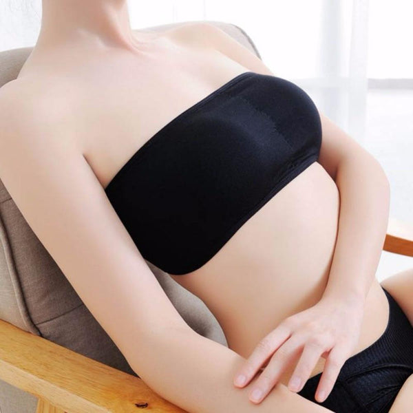 One Piece Strapless Bra Underwear Women Black White Brasier Mujer Full Cup Invisible Bras Seamless Wireless Padded Bra NN2