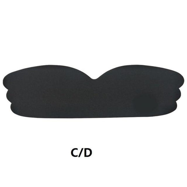 New Women Silicone Push Up women's underwear Invisible Bra Self Adhesive Strapless Bandage Blackless Solid Bra