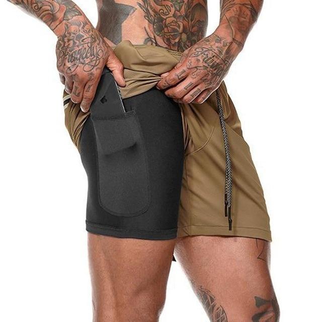 Men Swimsuit Lining Inner Pocket Swimwear Elastic Breathable Beachwear Black Gray Green White Camouflage Swim Briefs Male M-2XL