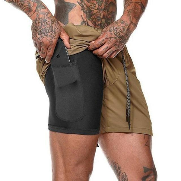 Men Swimsuit Lining Inner Pocket Swimwear Elastic Breathable Beachwear Black Gray Green White Camouflage Swim Briefs Male M-2XL