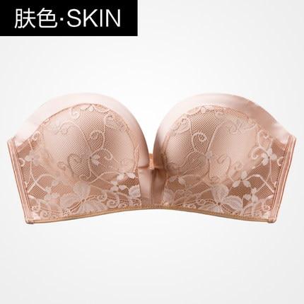 Lace Women Strapless Bra For Dress Wireless Super Push Up Invisible Backless Small Breast Sexy Brassiere Seamless Lingerie Tops