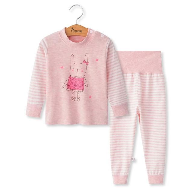 Cartoon Pajamas For Girls Boys Toddle Newborn Baby Pyjama Cotton Nightwear 2pcs Clothing Set Cute Animal Pyjamas Kids Sleepwear
