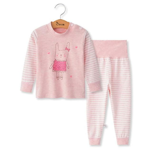 Cartoon Pajamas For Girls Boys Toddle Newborn Baby Pyjama Cotton Nightwear 2pcs Clothing Set Cute Animal Pyjamas Kids Sleepwear