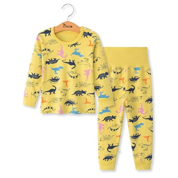 Cartoon Pajamas For Girls Boys Toddle Newborn Baby Pyjama Cotton Nightwear 2pcs Clothing Set Cute Animal Pyjamas Kids Sleepwear