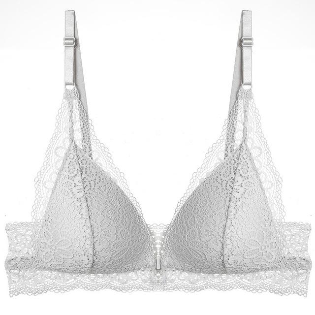 Jerrinut Sexy Bras For Women Lace Seamless Bra Underwear Women Push Up Bra Brassiere Bralette Front Closure Wire Free BH