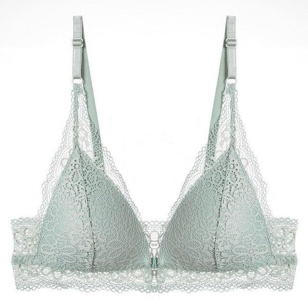 Jerrinut Sexy Bras For Women Lace Seamless Bra Underwear Women Push Up Bra Brassiere Bralette Front Closure Wire Free BH