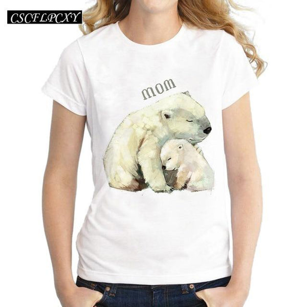 Harajuku Panda Print T Shirt Women Tshirt 2016 Summer Style Short Sleeve Ladies Tops T-shirt Femme Casual White Tees Cartoon