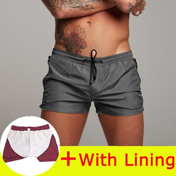 2019 Summer Swimwear Men Swimsuit Swimming Trunks Short Sexy Mens Swim Trunk Briefs Beach Shorts Surf Board badpa mayo sunga