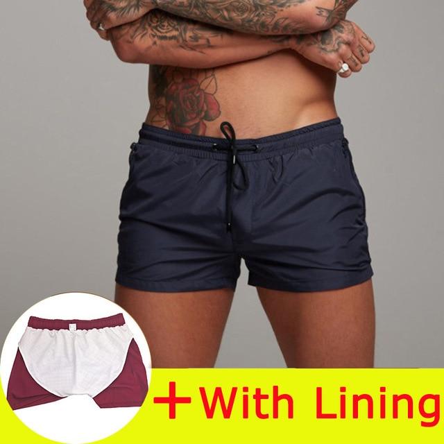 2019 New Mens Sexy Swimsuit Swimwear Men Swimming Shorts Men Briefs Beach Shorts Sports Suits Surf Board Shorts Men Swim Trunks
