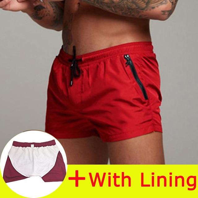 2019 New Mens Sexy Swimsuit Swimwear Men Swimming Shorts Men Briefs Beach Shorts Sports Suits Surf Board Shorts Men Swim Trunks