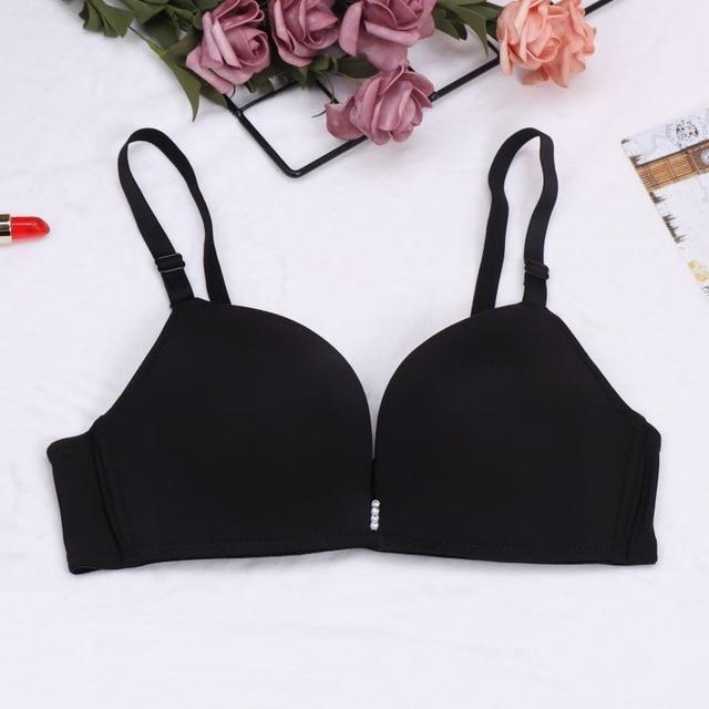 2019 Women's Bras Underwear Women Push Up Seamless Bra Gather Adjustable Girls Lingerie Bra