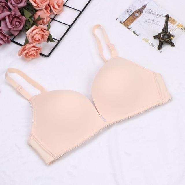 2019 Women's Bras Underwear Women Push Up Seamless Bra Gather Adjustable Girls Lingerie Bra