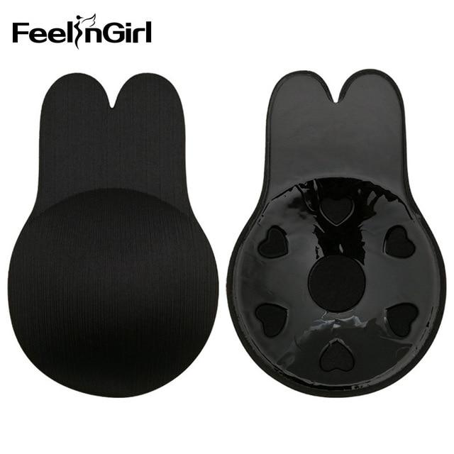 FeelinGirl Bare Lift Invisible Bras for Women Push Up Strapless Self Adhesive Silicone Bra BARE LIFTS