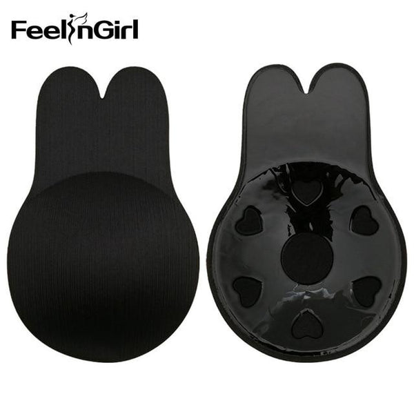 FeelinGirl Bare Lift Invisible Bras for Women Push Up Strapless Self Adhesive Silicone Bra BARE LIFTS