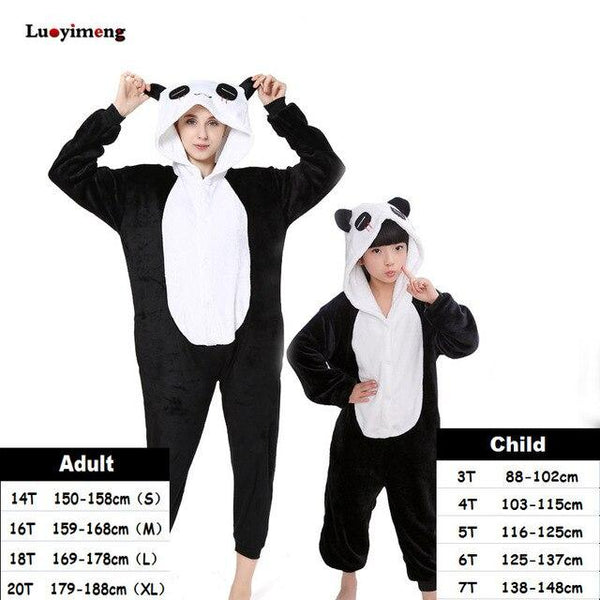 Winter Kigurumi Unicorn Pajamas Set Boys Girls Cartoon Animal Deer Sleepwear Onesie Kids Pyjamas Children Pajamas Baby Costumes