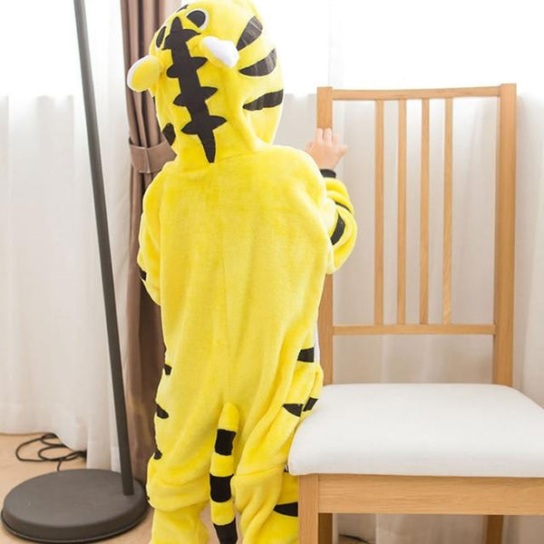 winter Kigurumi Children Pajamas Set Unicorn Hooded Animal Unicorn pajamas Stitch Kids Pajamas For Boys Girls Sleepwear Onesies