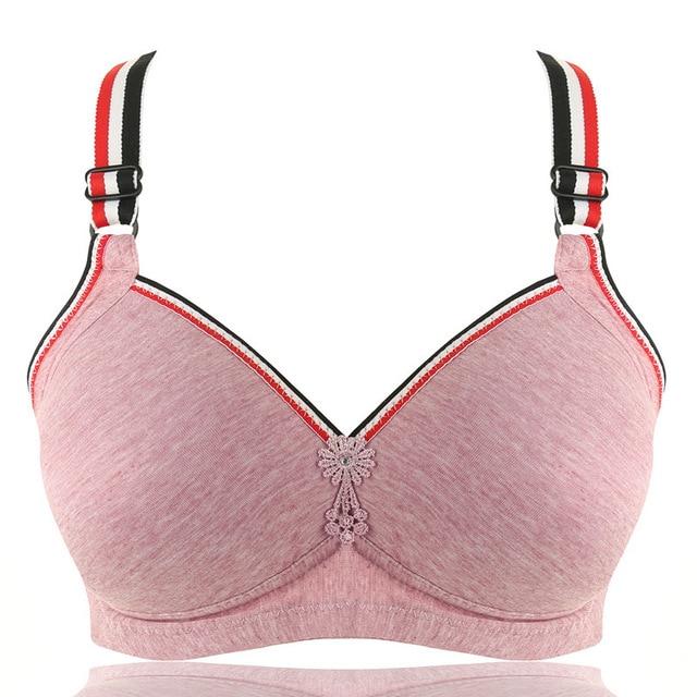 Wire Free Bras for Plus Size Women  Full Coverage Comfortable Bra  Heighten Side Back Brassiere Unlined Ladies Underwear