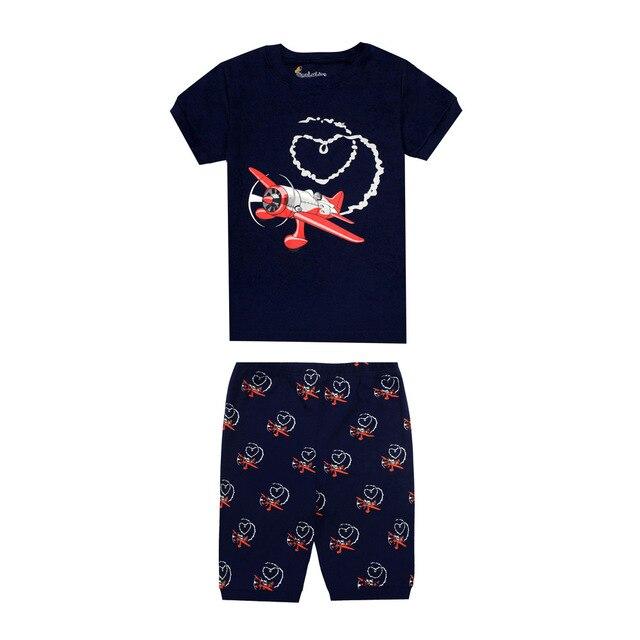 Girls Rocket Pajamas Baby Motorcycle Clothing Sets Kids Airplane Pyjamas Boys Christmas Pijamas Girls Dinosaur Sleepwear