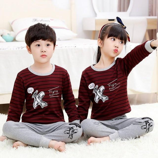 Kids Clothes Boys Girls Pajamas Sets Children Cartoon Pyjamas Kids Sleepwear Cotton Nightwear Homewear Toddler Pijama Infantil