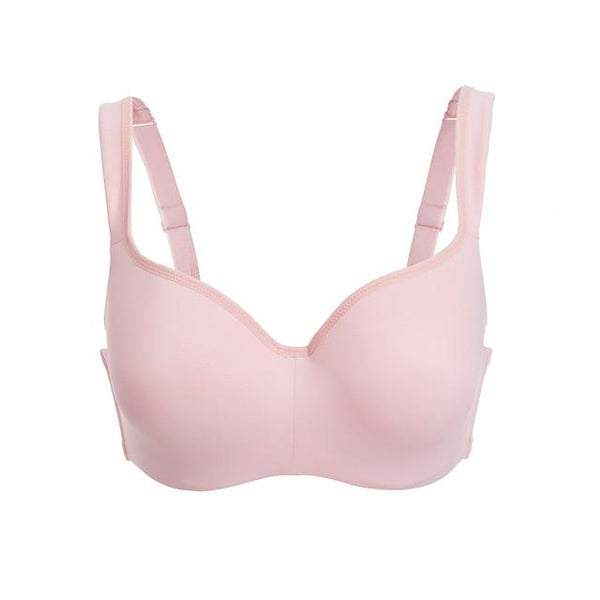 Seemless Full-Coverage Balconette Big Size T-Shirt Bra Blue Blown Pink 34-44 B C D DD E