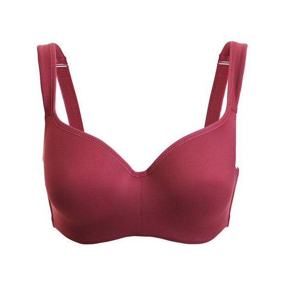 Seemless Full-Coverage Balconette Big Size T-Shirt Bra Blue Blown Pink 34-44 B C D DD E